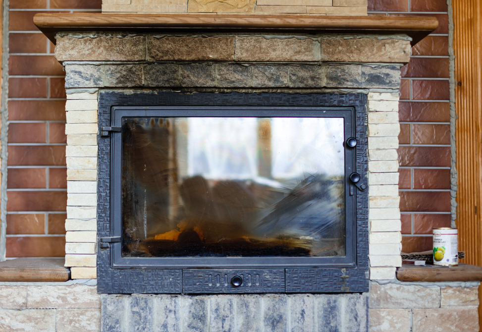 fireplace mantel